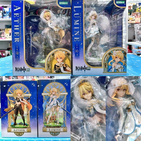 2024 Jan arrival- Genshin Impact scale figure Traveler Aether Lumine 1/7 Kotobukiya