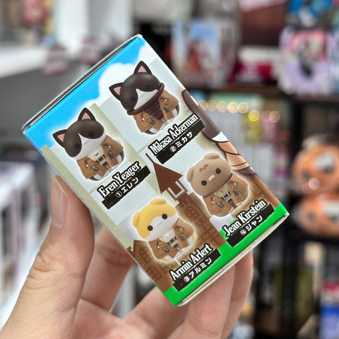 Attack on Titan Mega Cat Project Gathering Scout Regiment Mini Figure BY MEGAHOUSE (1 random)