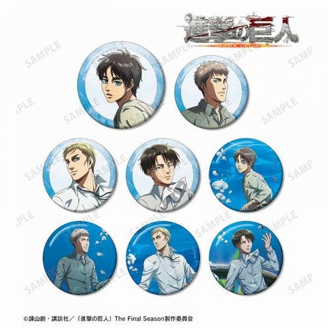 Attack on Titan Original illustration Underwater Floating Ver. Trading Can Badge