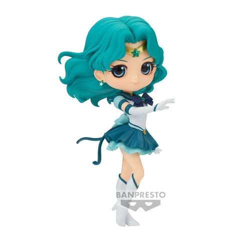 BANDAI Toy Eternal Sailor Neptune "Pretty Guardian Sailor Moon", Bandai Spirits Q posket Figure
