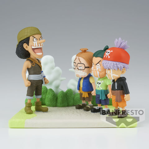 BANDAI Toy Usopp Pirates "One Piece", Bandai Spirits World Collectable Figure Log Stories