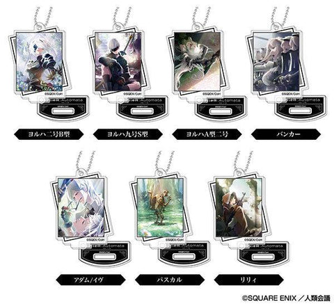 Bandai Stand Random Mini Acrylic Keychain NieR: Automata Ver1.1a