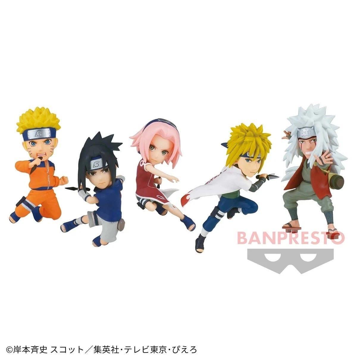 Banpresto Naruto World Collectable Figures (WCF) (set of 5)