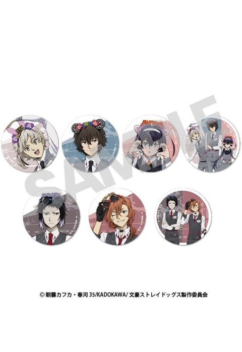 Bungo Stray Dogs DMM.com Trading Original Illustration Can Badge Fuji-Q Highland(1 Random)
