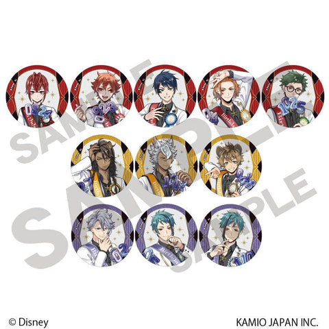 Disney Twisted Wonderland Crux Trading Glitter Can Badge Vol.1 Omekashi Birthday (1 Random)