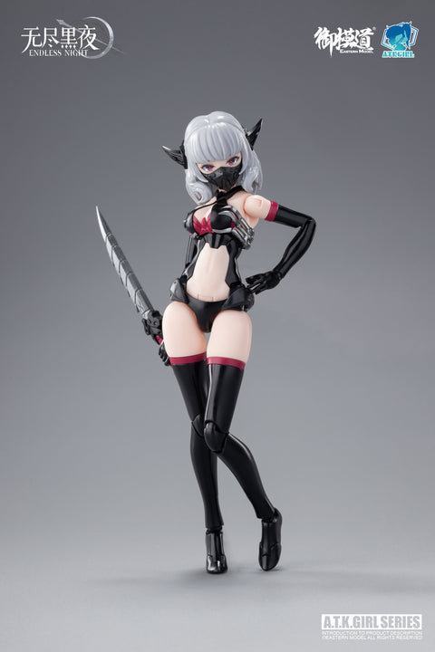 EASTERN MODEL "ENDLESS NIGHT" SERIES EASTERN MODEL VAMPIRE CARMILLA 1/12 SCALE PLASTIC MODEL KIT DELUXE EDITION