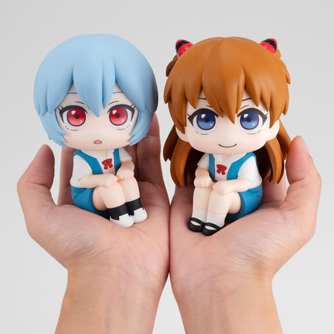 Evangelion: 3.0+1.0 Thrice Upon a Time MEGAHOUSE Lookup Rei Ayanami &Shikinami Asuka Langley Set 【with gift】