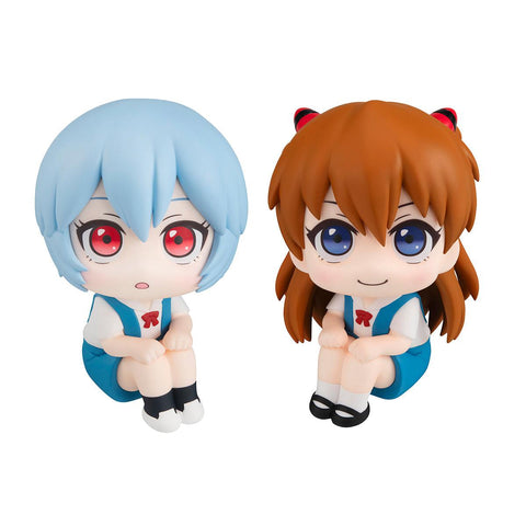 Evangelion: 3.0+1.0 Thrice Upon a Time MEGAHOUSE Lookup Rei Ayanami &Shikinami Asuka Langley Set 【with gift】