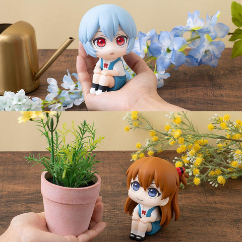 Evangelion: 3.0+1.0 Thrice Upon a Time MEGAHOUSE Lookup Rei Ayanami &Shikinami Asuka Langley Set 【with gift】