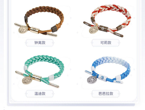Genshin Impact Character Impression Woven Rope Bracelet