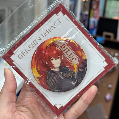 Genshin Impact IPSTAR Cafe Collab Badge - Diluc