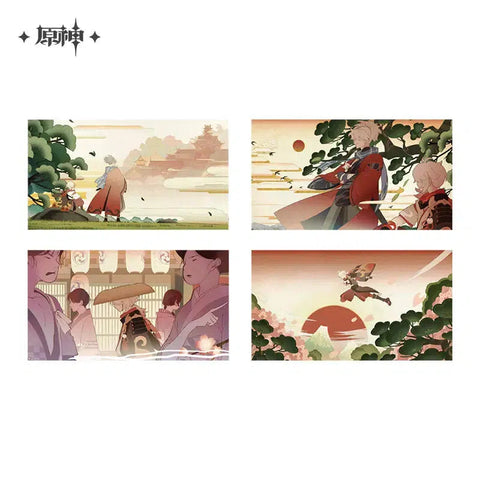 Genshin Impact Kazuha Postcards Chasing the Lonely Journey Of Timothy Light