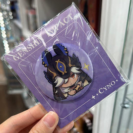 Genshin Impact Official Merchandise - Chibi Expression Badge - Cyno