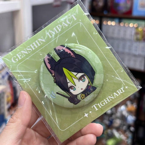 Genshin Impact Official Merchandise - Chibi Expression Badge - Tighnari