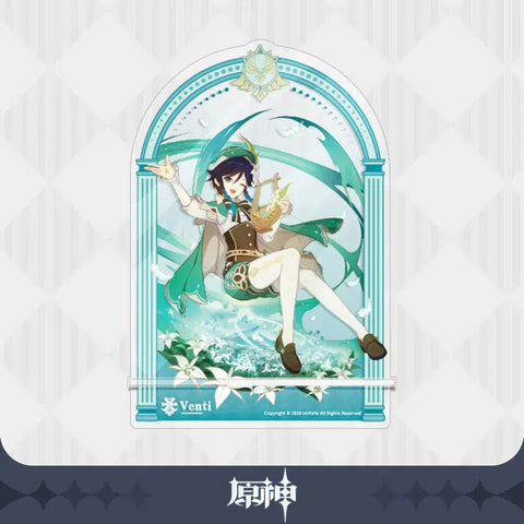 Genshin Impact Wish Banner Acrylic Phone Standee