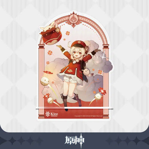 Genshin Impact Wish Banner Acrylic Phone Standee