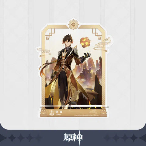 Genshin Impact Wish Banner Acrylic Phone Standee