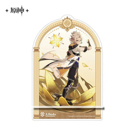 Genshin Impact Wish Banner Acrylic Phone Standee