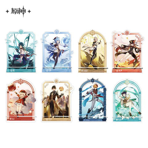 Genshin Impact Wish Banner Acrylic Phone Standee