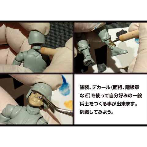 Gundam Mobile Suit MEGAHOUSE G.M.G PROFESSIONAL Earth United Army Soldier 01~03 Set【Packaging with special box】