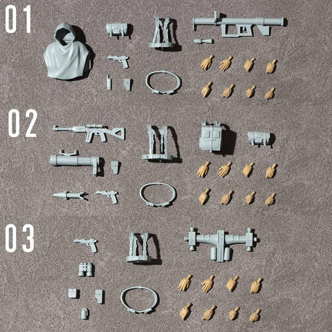 Gundam Mobile Suit MEGAHOUSE G.M.G PROFESSIONAL Earth United Army Soldier 01~03 Set【Packaging with special box】