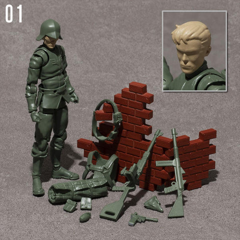 Gundam Mobile Suit MEGAHOUSE G.M.G PROFESSIONAL Principality of Zeon General Soldier01~03 Set【Packaging with special box】