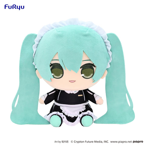 Hatsune Miku FURYU KYURUMARU Big Plush Toy -Sporty Maid-