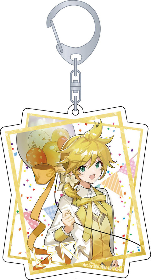 Hatsune Miku Series Movic Acrylic Key Chain Hatsune Miku 16th Birthday Kagamine Len