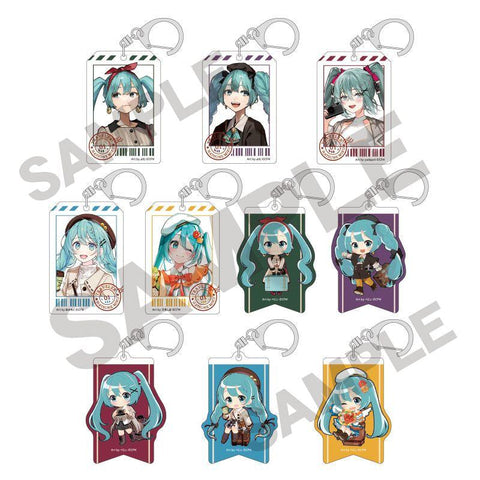 Hatsune Miku Trading Acrylic Keychain Travel Ver.