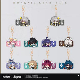 Honkai: Star Rail Pom-Pom Gallery Sticker Keychain