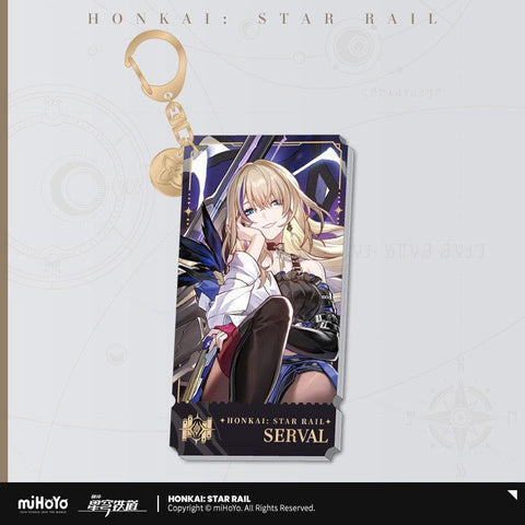 Honkai: Star Rail The Erudition Character Acrylic Keychain
