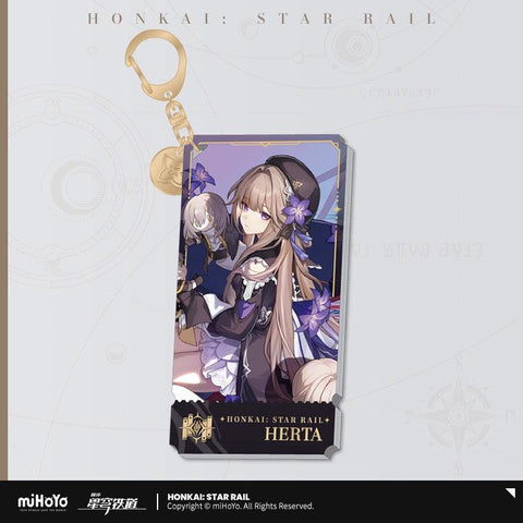Honkai: Star Rail The Erudition Character Acrylic Keychain