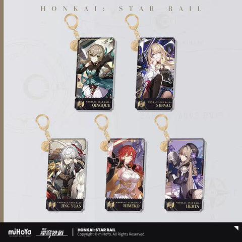 Honkai: Star Rail The Erudition Character Acrylic Keychain
