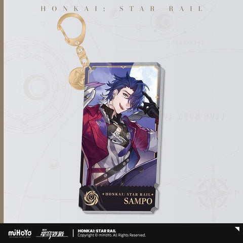 Honkai: Star Rail The Nihility Character Acrylic Keychain