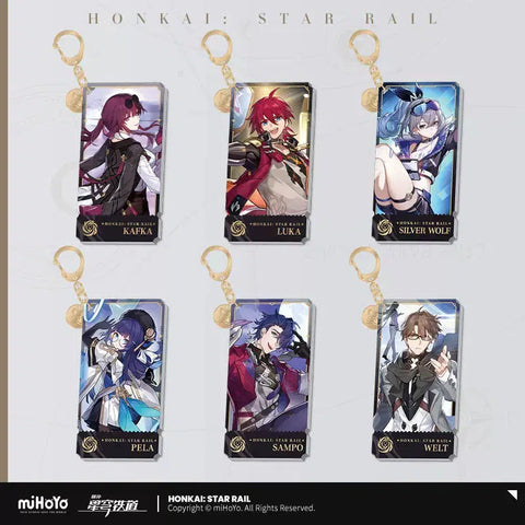 Honkai: Star Rail The Nihility Character Acrylic Keychain