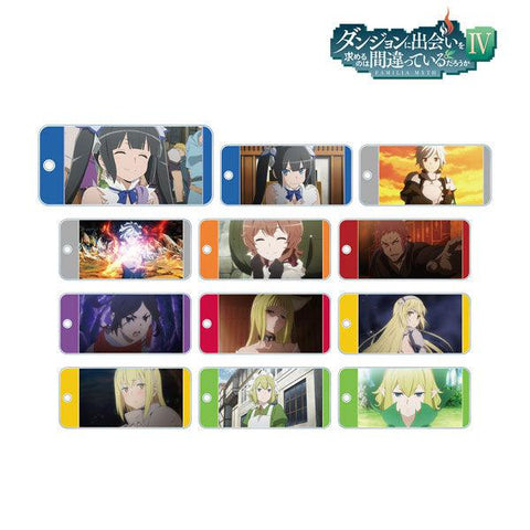 Is It Wrong to Try to Pick Up Girls in a Dungeon? IV Trading Scene Photo Acrylic Key Tag Keychain (1 Random)