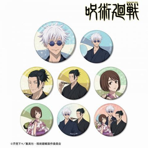 Jujutsu Kaisen Hanayashiki Collabration Original Art Trading Can Badge