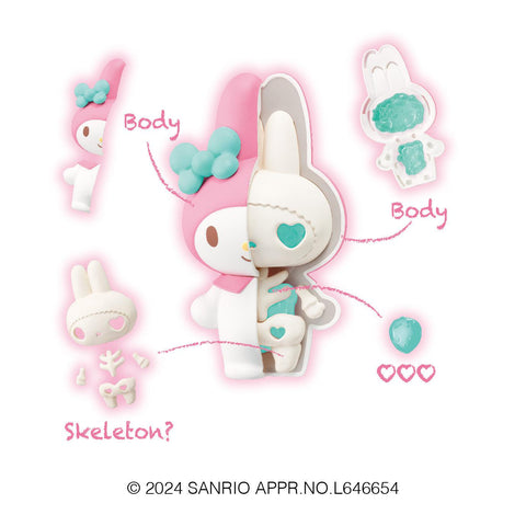 KAITAI PUZZLE FANTASY Sanrio Characters MEGAHOUSE Pop Mint Mix Set (1-4pc)