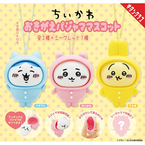 Kitan Club Chiikawa Pajama Party Mini Figure Keychain Blind Box