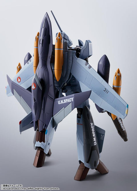 Macross Zero Bandai HI-METAL R VF-0A Phoenix (Kudo Shin Fighter) + QF-2200D-B Ghost(JP)
