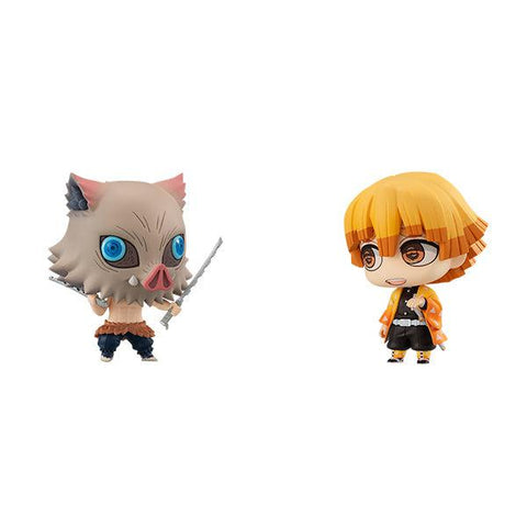 Megahouse Chimi Mega Buddy Series! Demon Slayer: Kimetsu no Yaiba Zenitsu Agatsuma and Inosuke Hashibira Set