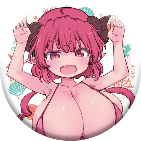 Miss Kobayashi's Dragon Maid Medicos Entertainment Original Illustration Can Badge Collection Swimwear Ver.(1 Random)