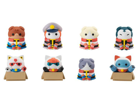 Mobile Suit Gundam Mega Cat Project Nyandam! Earth Federation Forces Mini Figure BY MEGAHOUSE (1 random)
