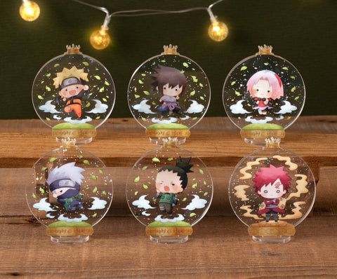 NARUTO Shippuden MEGAHOUSE Globe Acrylic Stand Here we come with the shine!(1-6pc)
