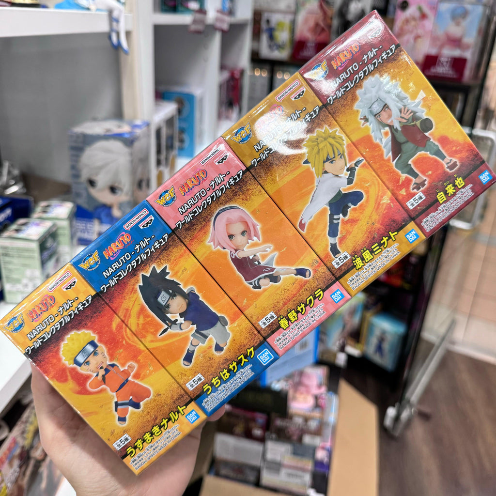 NARUTO WCF 20TH ANNIVERSARY SET 5PCS World Collectible Figures Set of 5