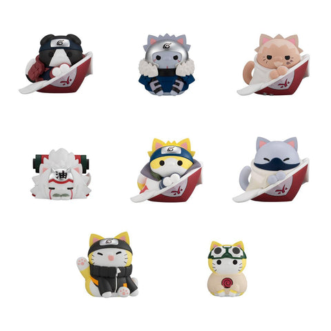 Naruto Shippuden MEGAHOUSE MEGA CAT PROJECT Nyaruto!The bond between master and disciple ver.(1-8pc)