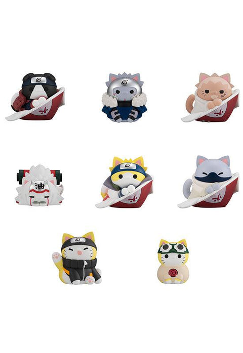 Naruto Shippuden MEGAHOUSE MEGA CAT PROJECT Nyaruto!The bond between master and disciple ver.(1-8pc)
