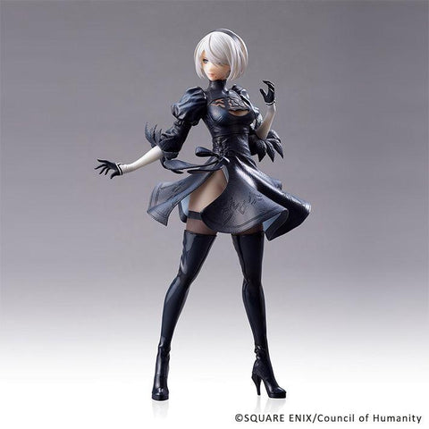 NieR:Automata SQUARE ENIX VER.1.1A Statuette 2B (YoRHa No. 2 Type B) NO GOGGLES VER.