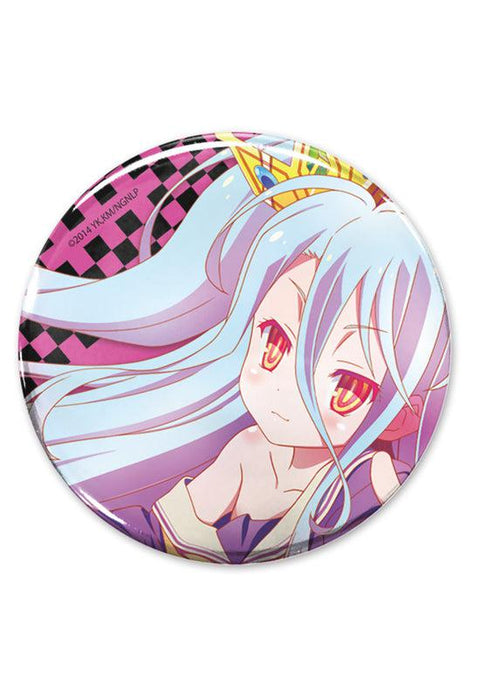 No Game No Life Cospa Original Illustration Shiro 65mm Can Badge Asciente! Ver.