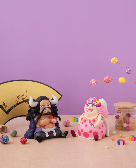 ONE PIECE MEGAHOUSE Lookup Kaido the Beast& Big Mom Set 【with gourd&semla】